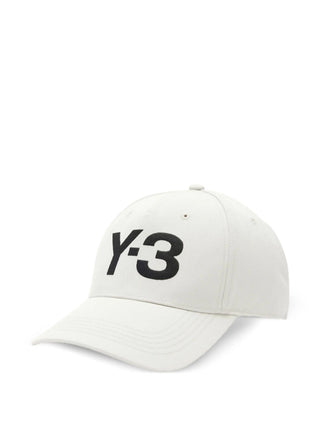 White cap with black logo by Y-3
