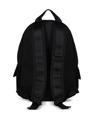 Black backpack with shoulder straps by Y-3