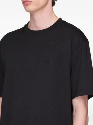Black t-shirt with a logo by Y-3