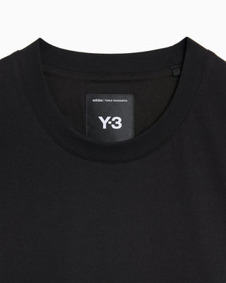 Black t-shirt with Y-3 logo