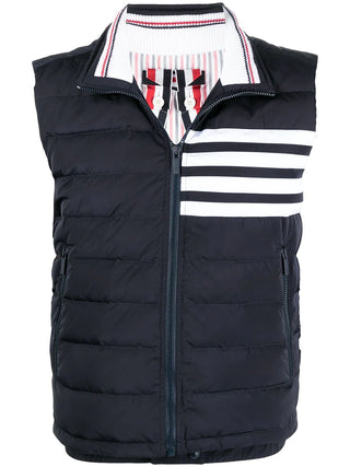 Thom Browne 4-Bar Motif Puffer Gilet | Shop in Lisbon & Online at SHEET-1.com