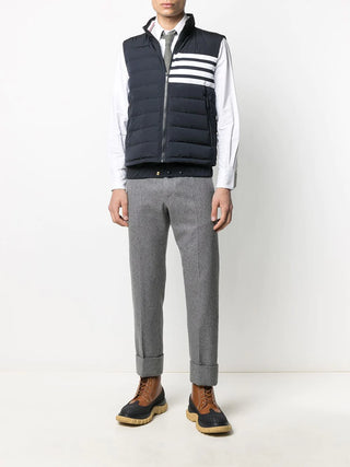 Thom Browne 4-Bar Motif Puffer Gilet | Shop in Lisbon & Online at SHEET-1.com