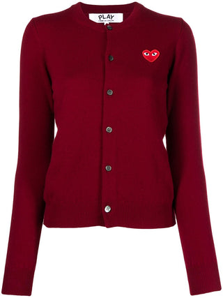 Comme Des Garçons Play Heart Motif Cardigan - SHEET-1 - LISBON STORE