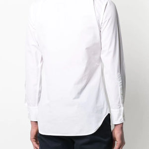 button-down RWB detail shirt