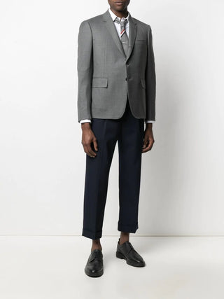 Thom Browne Crop-Sleeve Blazer - SHEET-1 - LISBON STORE