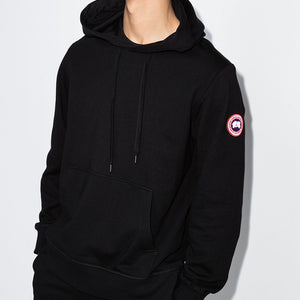 logo-patch huron hoodie