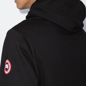logo-patch huron hoodie