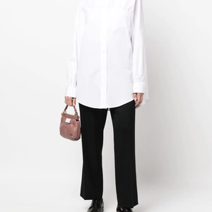 long cotton poplin shirt - SHEET-1