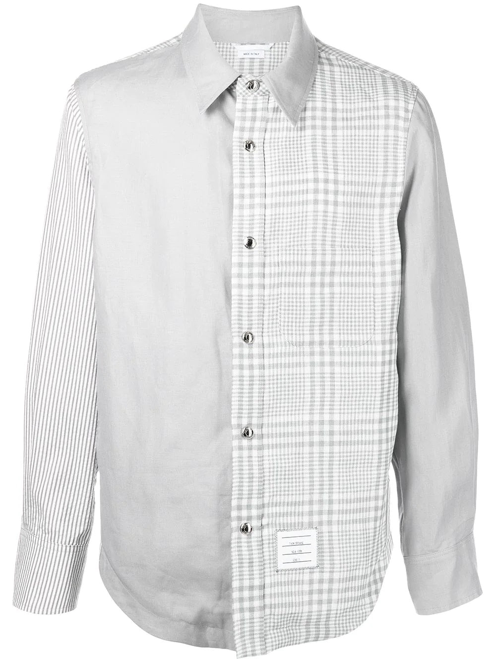 panelled line shirt - SHEET-1