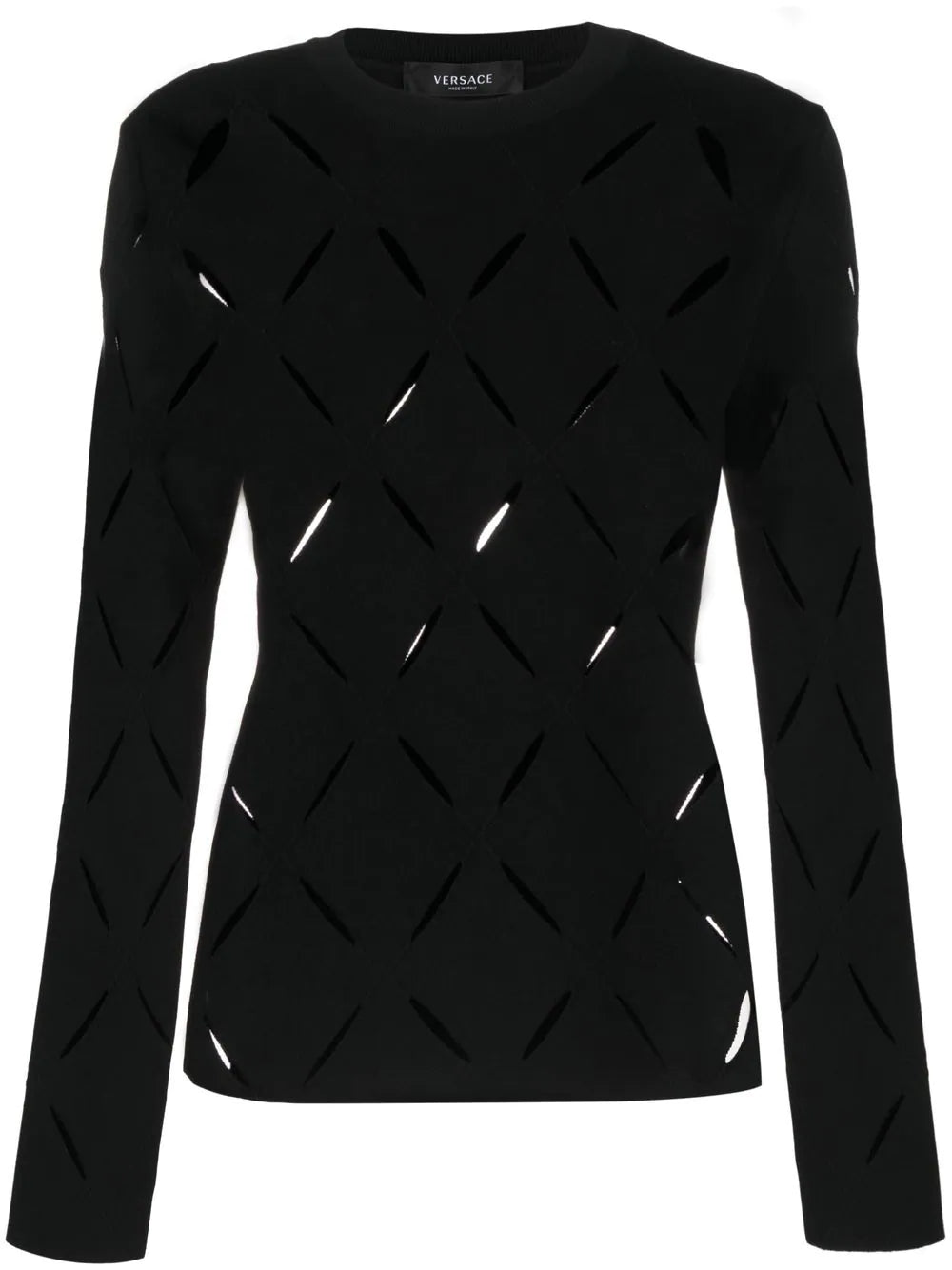 CUT-OUT KNITTED JUMPER