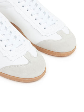 low-top leather trainers - SHEET-1