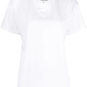 Maison Margiela crew neck white t-shirt | SHEET-1