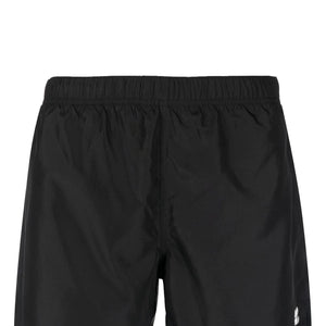 logo-patch plain swim shorts