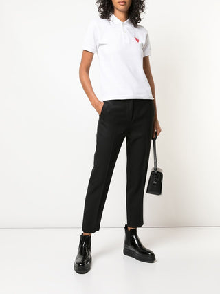 Comme Des Garçons Play Logo Heart Polo Shirt - SHEET-1 - LISBON STORE