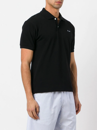 short sleeve embroidered logo polo shirt - SHEET-1